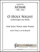 O Holy Night/Cantique de Noel Vocal Solo & Collections sheet music cover